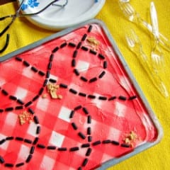 Memorial Day Picnic Table Cookies @KatrinasKitchen
