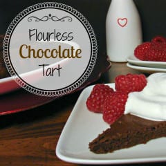 Flourless Chocolate Tart @katrinaskitchen