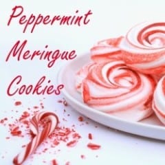 Peppermint Meringue Cookies inkatrinaskitchen... from LilaLoa #BringtheCOOKIES