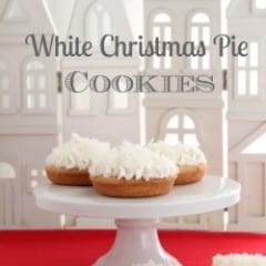 White Christmas Pie Cookies inkatrinaskitchen.com from Created by Diane #BringtheCOOKIES