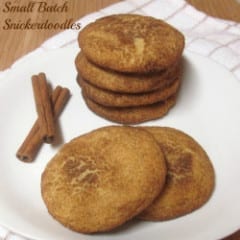 Small Batch Snickerdoodles inkatrinaskitchen... by Dollhouse Bake Shoppe #BringtheCOOKIES