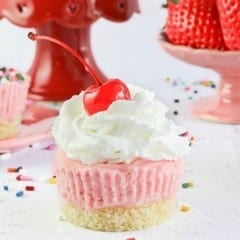 Strawberry Pound Cake Ice Cream Cups Recipe