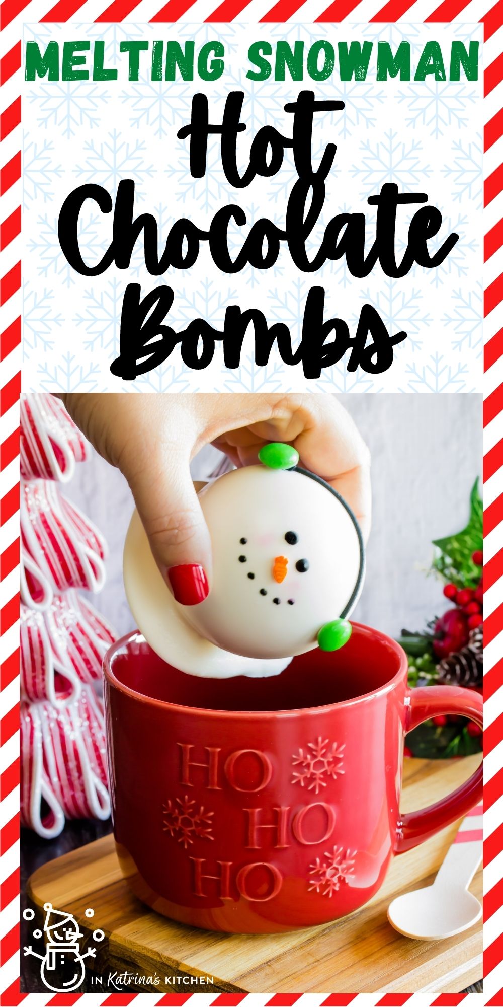 Melting Snowman Hot Chocolate Bombs